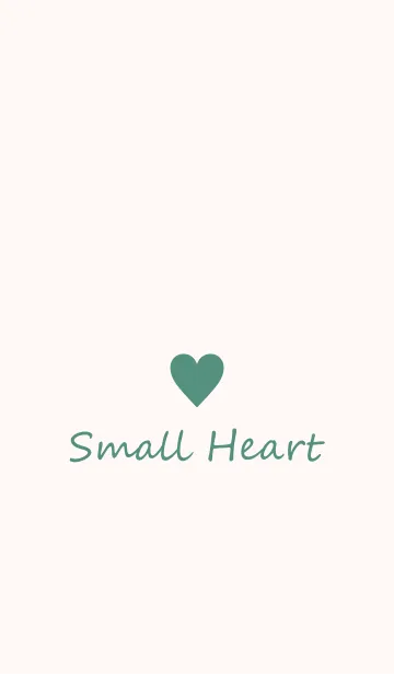 [LINE着せ替え] Small Heart *SmokyGreen*の画像1