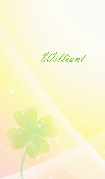 [LINE着せ替え] No.1422 Williant Lucky Clover nameの画像1