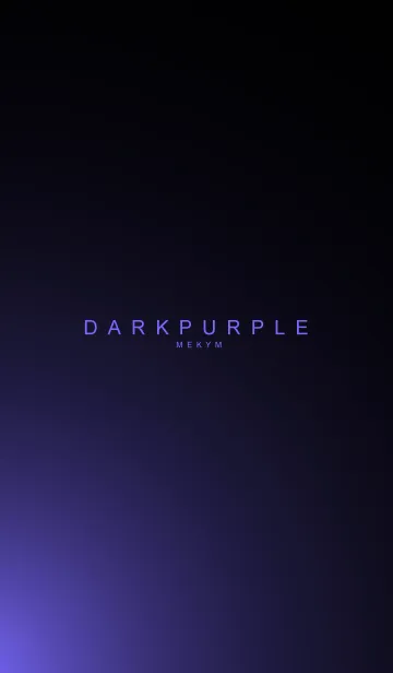 [LINE着せ替え] DARKPURPLE LIGHT -MEKYM-の画像1