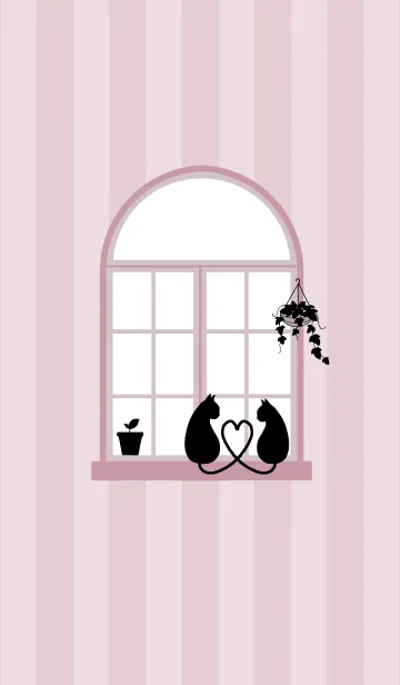 [LINE着せ替え] ♥窓辺の恋♡の画像1