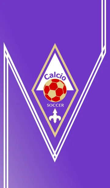 [LINE着せ替え] Calcio -SOCCER- <パープル>の画像1