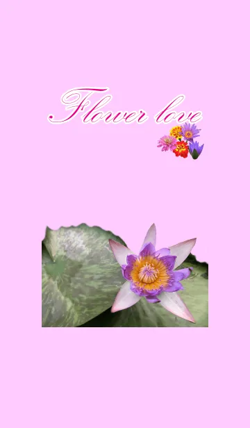 [LINE着せ替え] flower loveの画像1