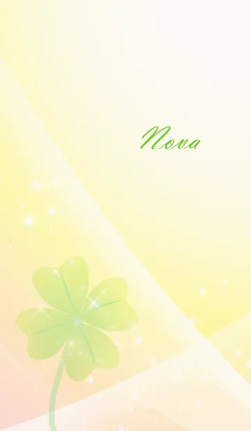 [LINE着せ替え] No.1490 Nova Lucky Clover nameの画像1