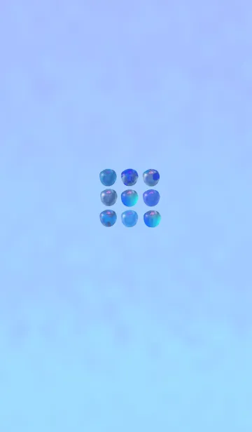 [LINE着せ替え] りんごブルーの画像1