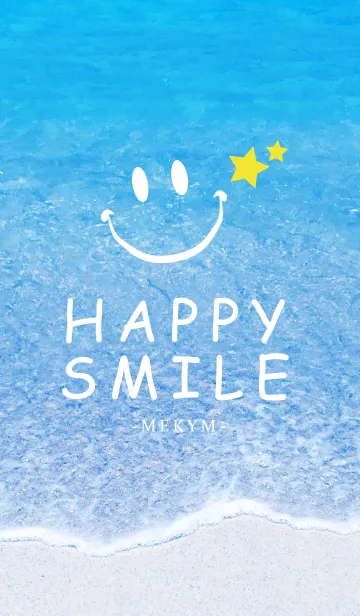 [LINE着せ替え] HAPPY SMILE SEA 18 -MEKYM-の画像1