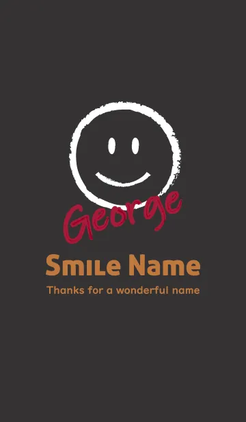 [LINE着せ替え] Smile Name GEORGEの画像1