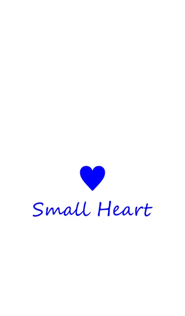 [LINE着せ替え] Small Heart *VIVID.BLUE*の画像1