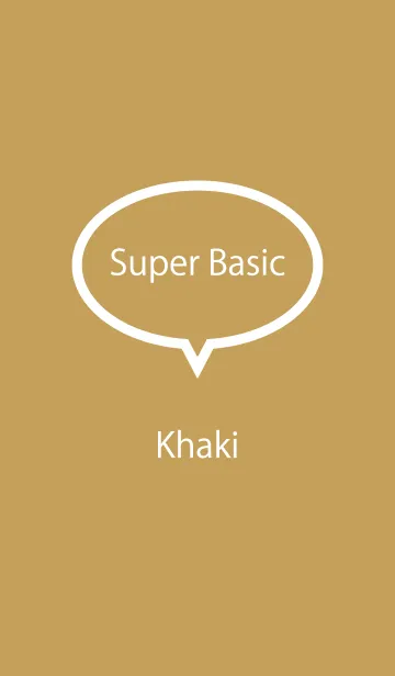 [LINE着せ替え] Super Basic Khakiの画像1