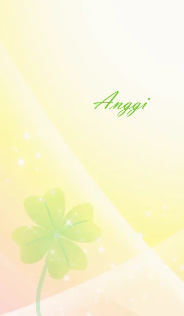 [LINE着せ替え] No.1494 Anggi Lucky Clover nameの画像1