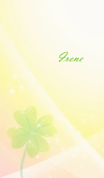 [LINE着せ替え] No.1523 Irene Lucky Clover nameの画像1