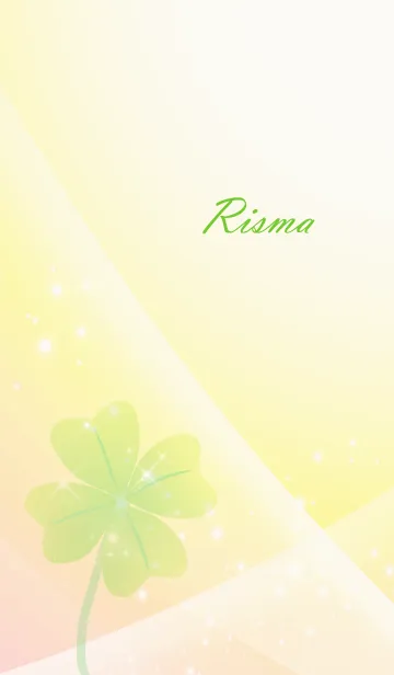 [LINE着せ替え] No.1528 Risma Lucky Clover nameの画像1