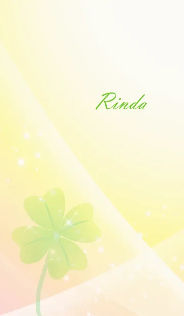 [LINE着せ替え] No.1549 Rinda Lucky Clover nameの画像1