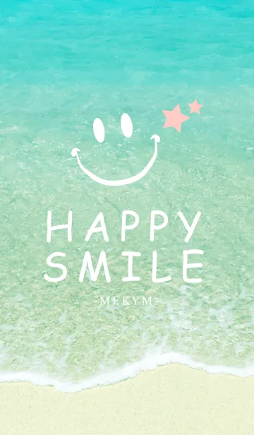 [LINE着せ替え] HAPPY SMILE SEA 19 -MEKYM-の画像1