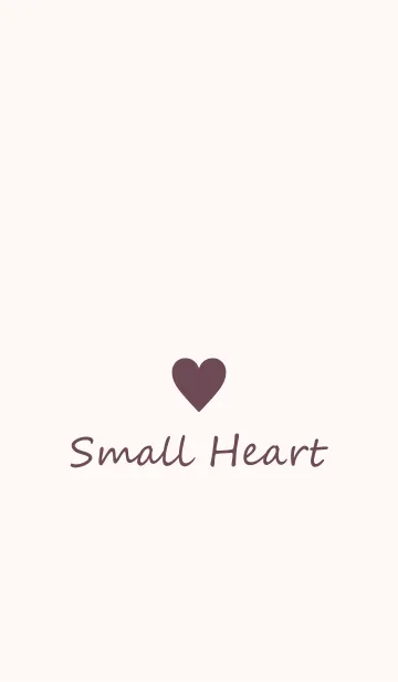 [LINE着せ替え] Small Heart *COCOA*の画像1