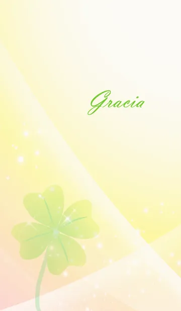 [LINE着せ替え] No.1568 Gracia Lucky Clover nameの画像1