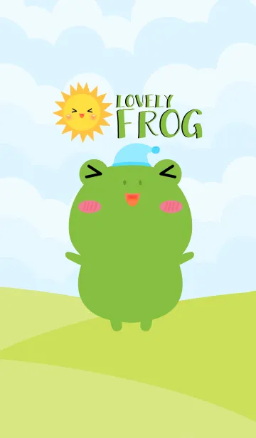 [LINE着せ替え] So Lovely Frog Theme (jp)の画像1