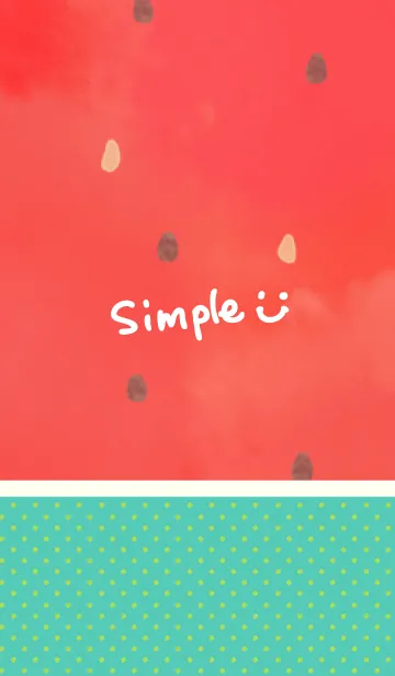 [LINE着せ替え] すいか-スマイル25-の画像1