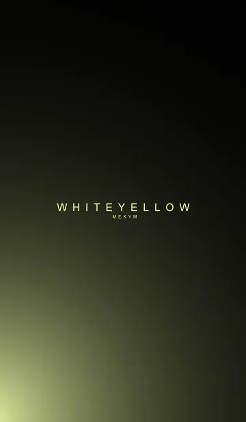 [LINE着せ替え] WHITEYELLOW LIGHT -MEKYM-の画像1