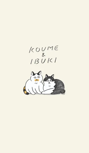 [LINE着せ替え] KOUME ＆ IBUKIの画像1