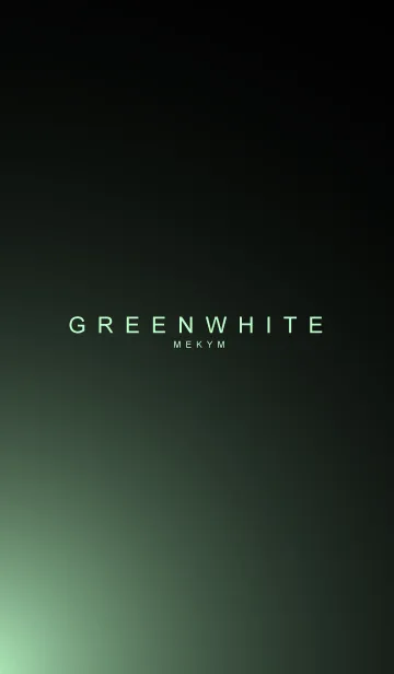 [LINE着せ替え] GREENWHITE LIGHT -MEKYM-の画像1