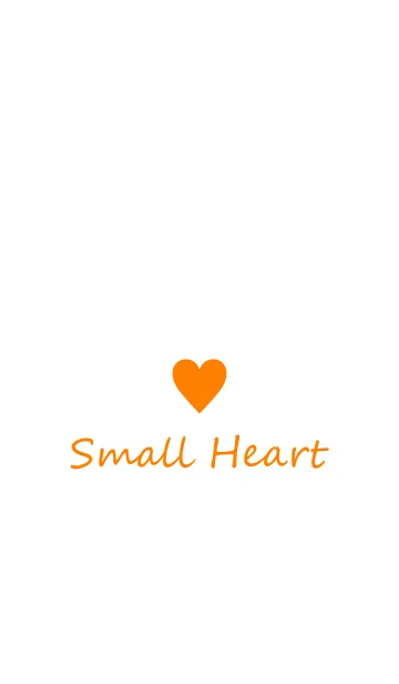 [LINE着せ替え] Small Heart *VIVID.ORANGE*の画像1