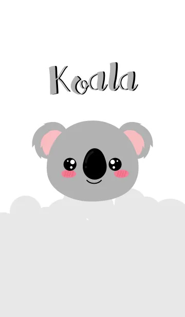 [LINE着せ替え] Lovely Face Koala Theme (jp)の画像1