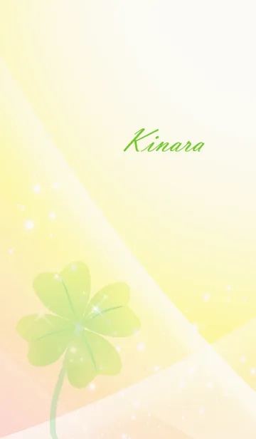 [LINE着せ替え] No.1593 Kinara Lucky Clover nameの画像1