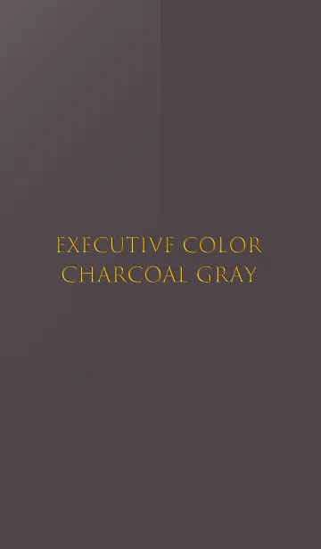 [LINE着せ替え] Executive Color Charcoal Grayの画像1