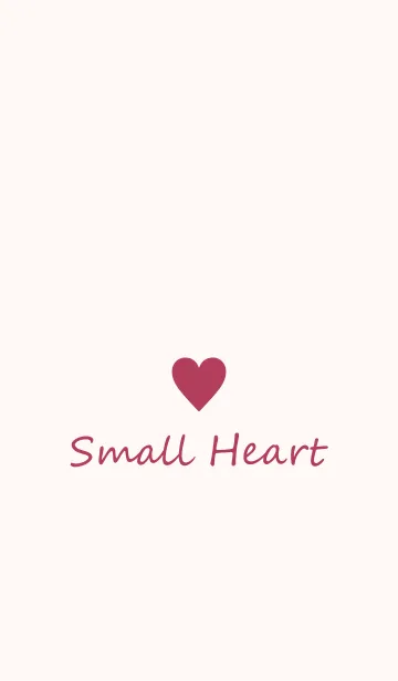 [LINE着せ替え] Small Heart *PINKBROWN*の画像1