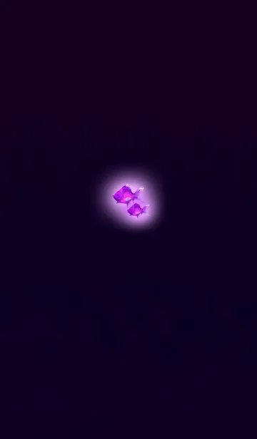 闇夜のミニ金魚紫色3の着せ替えメイン画像