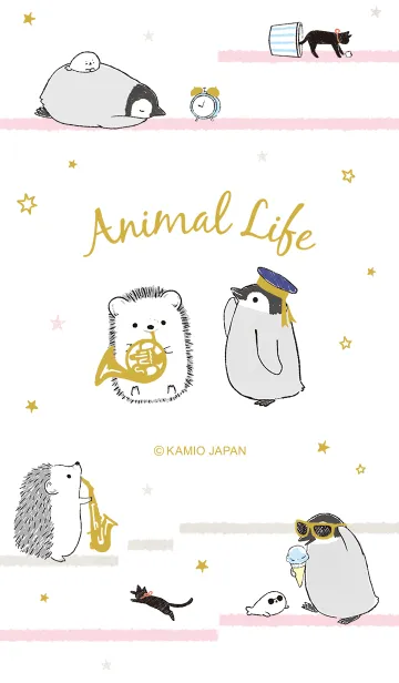 [LINE着せ替え] Animal Life ～ハリー＆ペンギン～の画像1