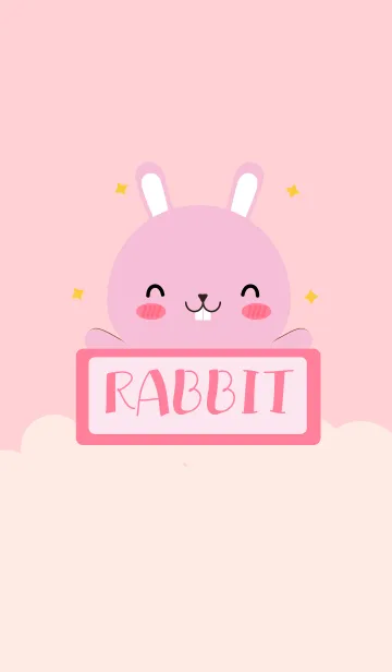 [LINE着せ替え] I'm Lovely Pink Rabbit Theme (jp)の画像1