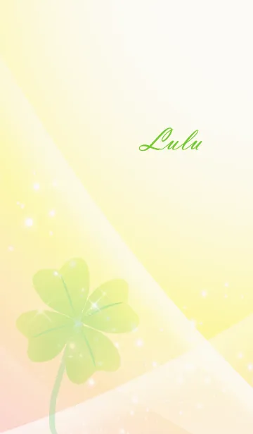 [LINE着せ替え] No.1616 Lulu Lucky Clover nameの画像1