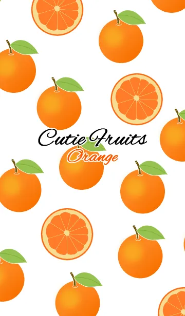 [LINE着せ替え] キューティ・フルーツ [オレンジ]の画像1