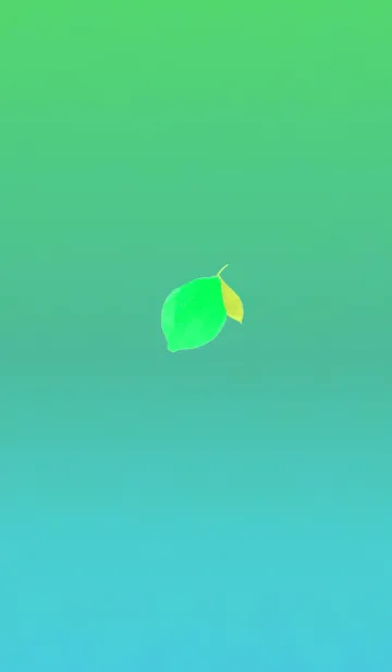 [LINE着せ替え] シンプルレモンブルーの画像1