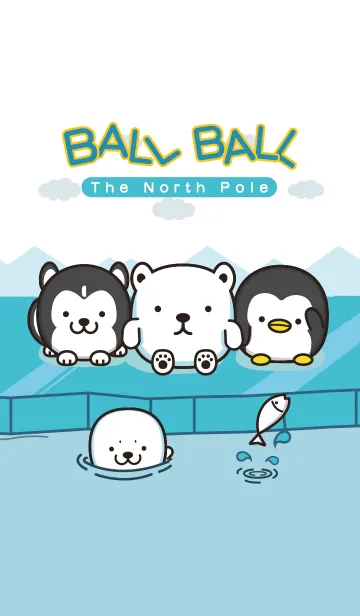 [LINE着せ替え] BALL BLL（北極)の画像1