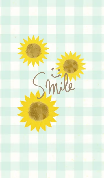 [LINE着せ替え] 夏 ひまわり-スマイル16-の画像1