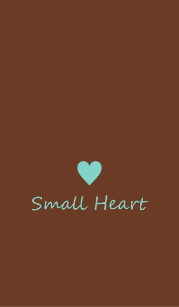 [LINE着せ替え] Small Heart *Chocolate Mint*の画像1