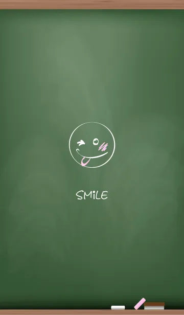 [LINE着せ替え] Black Board Smile.の画像1