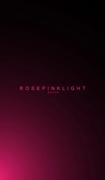 [LINE着せ替え] ROSEPINK LIGHT -MEKYM-の画像1