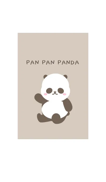 [LINE着せ替え] PAN PAN PANDA-gray-の画像1