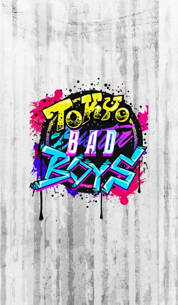 [LINE着せ替え] Tokyo BAD Boys -Hip Hop graffiti-の画像1