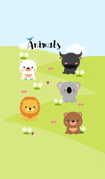 [LINE着せ替え] Lovely Animals Theme(jp)の画像1