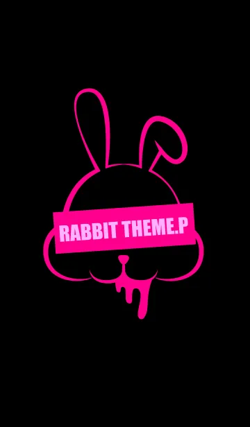 [LINE着せ替え] DARK RABBIT.PINK 9の画像1