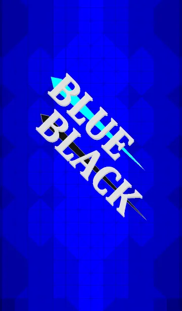 [LINE着せ替え] カラーウォール Blue ＆ Black No.1の画像1