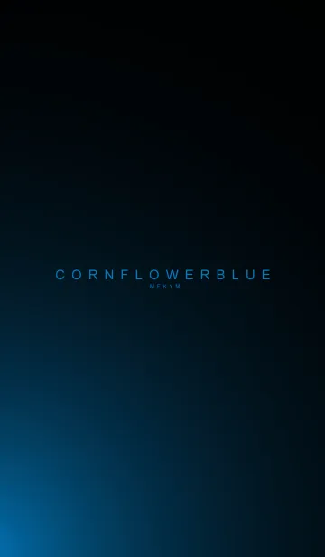 [LINE着せ替え] CORNFLOWERBLUE LIGHT -MEKYM-の画像1