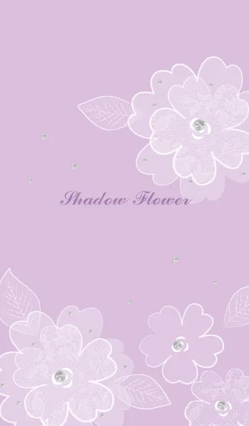 [LINE着せ替え] Shadow flower Elegant raceの画像1