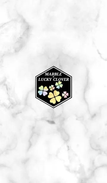 [LINE着せ替え] LUCKY CLOVER x MARBLEの画像1