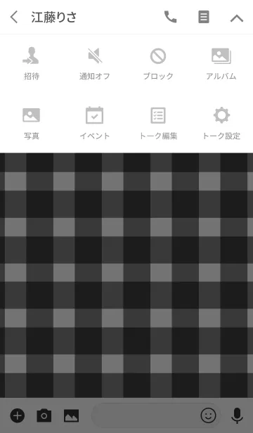 [LINE着せ替え] Ribbon＆Check -GINGHAM-の画像4