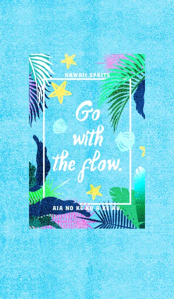 [LINE着せ替え] Hawaii sprit -Go with the flow ハワイの画像1